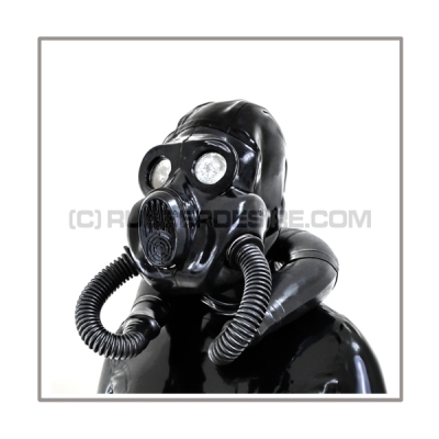 Sample with a gasmaskhood